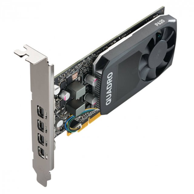 Placa de Video Nvidia Quadro P620 2GB, Gddr5, 128 Bits (4x Mdp) - VCQP620V2-PB