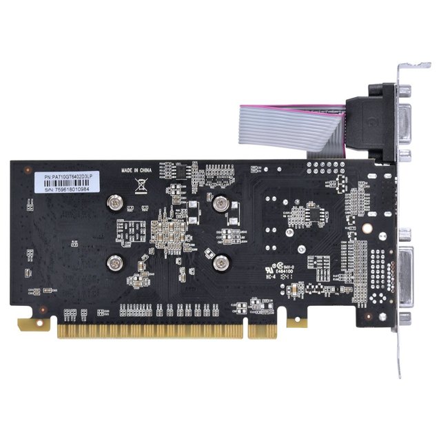 Placa de Video NVIDIA Geforce GT 710 2GB, DDR3, 64 Bits, Com Kit Low Profile - PA710GT6402D3LP