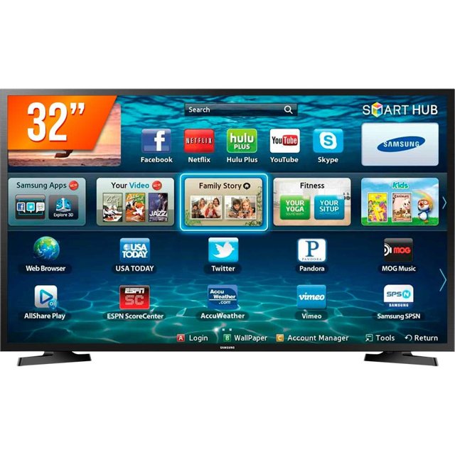 Smart TV Samsung Led 32” Business HD, Hdmi, Usb, Wi-fi - LH32BENELGA/ZD
