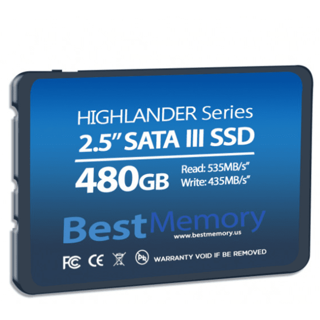 SSD Best Memory 480GB, Leitura 535MB/s e Gravação 435MB/s - BTSDA-480G