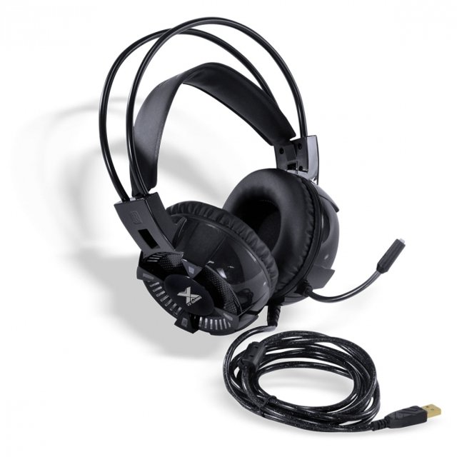 Headset Gamer Vx Gaming Enya, Audio 7.1, Led RGB Estático, Usb, Mic Flexível - GH400