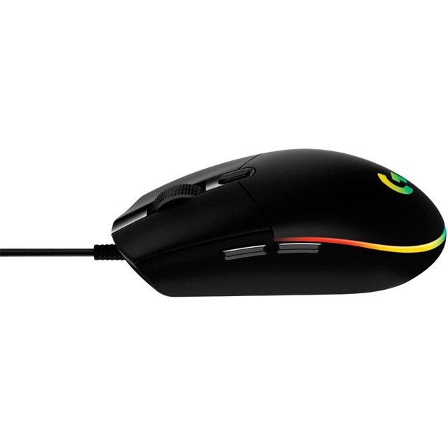 Mouse Gamer Logitech G203 RGB Lightsync, 6 Botões, 8000 DPI, Preto - 910-005793