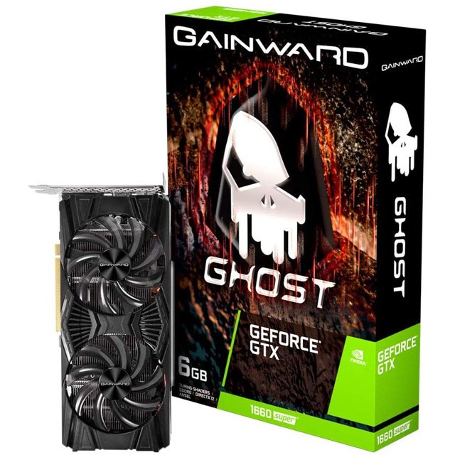 Placa de Video Gainward NVidia GeForce GTX 1660 Super GHOST, 6GB, GDDR6, 192 Bits - NE6166S018J9-1160X-1