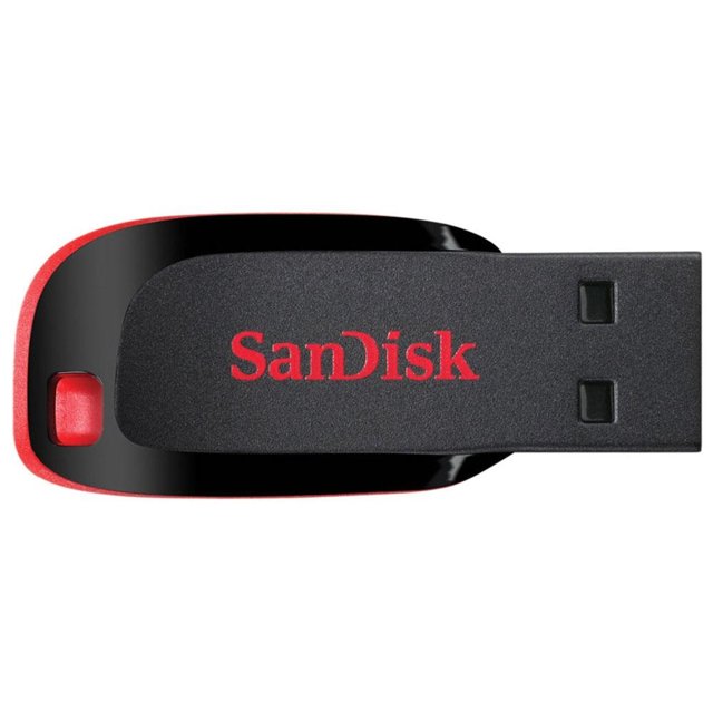 Pen Drive Cruzer Blade Sandisk 128GB, USB 2.0 - SDCZ50-128G-B35