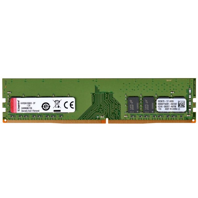 Memoria Kington 8GB, DDR4, 2666Mhz - KVR26N19S8/8