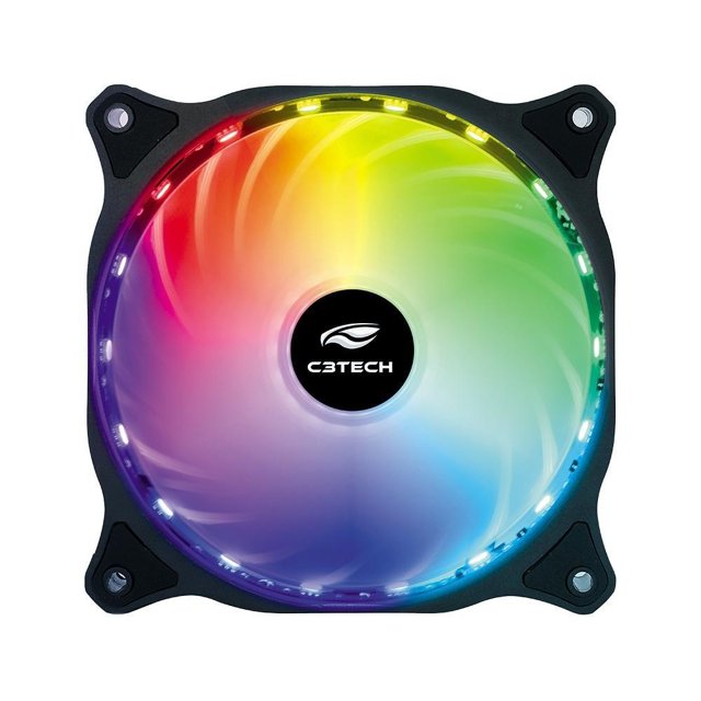 Cooler Fan C3tech, 120mm, LED RGB - F9L150RGB