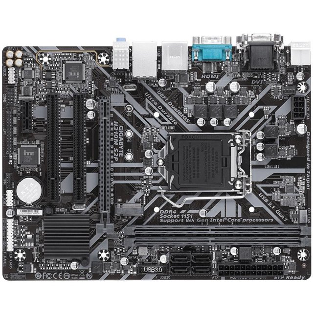 Placa Mae Gigabyte Intel H310M S2P 2.0, DDR4, LGA 1151