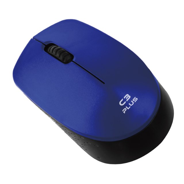 Mouse C3Plus Sem Fio, Azul - M-W17BL