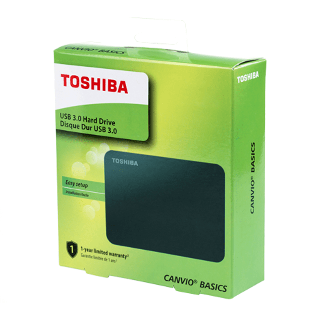 HD Externo Toshiba Canvio Basics 4TB Preto USB 3.0 - HDTB440XK3CA