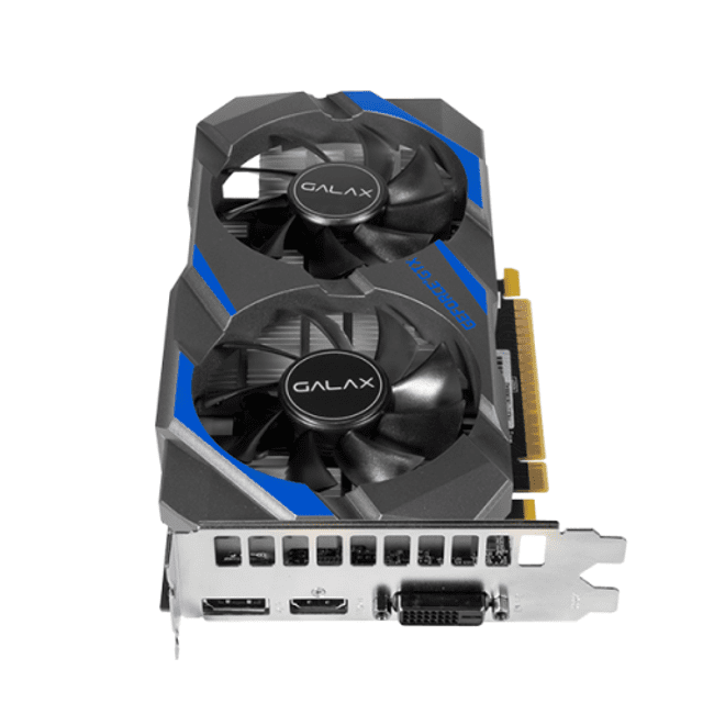 Placa de Vídeo Galax NVIDIA GeForce GTX 1050 Ti 1-Click OC, 4GB, DDR5, Dual Fan, Preto - 50IQH8DSQ3CC