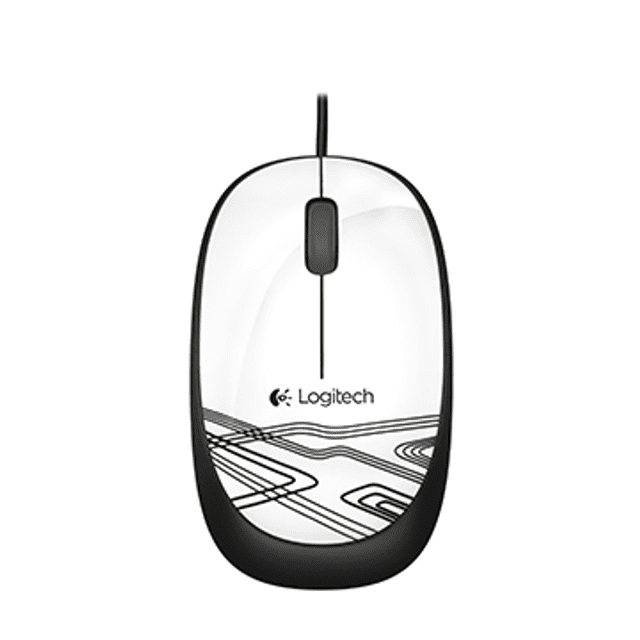 Mouse Logitech M105, USB, Branco, 1000DPI - 910-003138