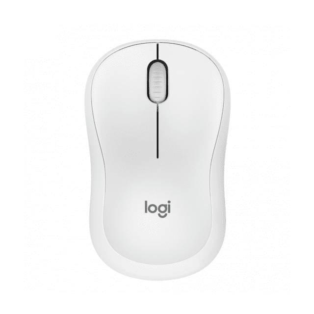 Mouse Logitech em Fio M220, Clique Silencioso, Design Ambidestro Compacto, Branco - 910-006125