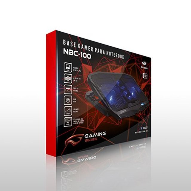 Base para Notebook C3Tech Gamer - NBC-100BK