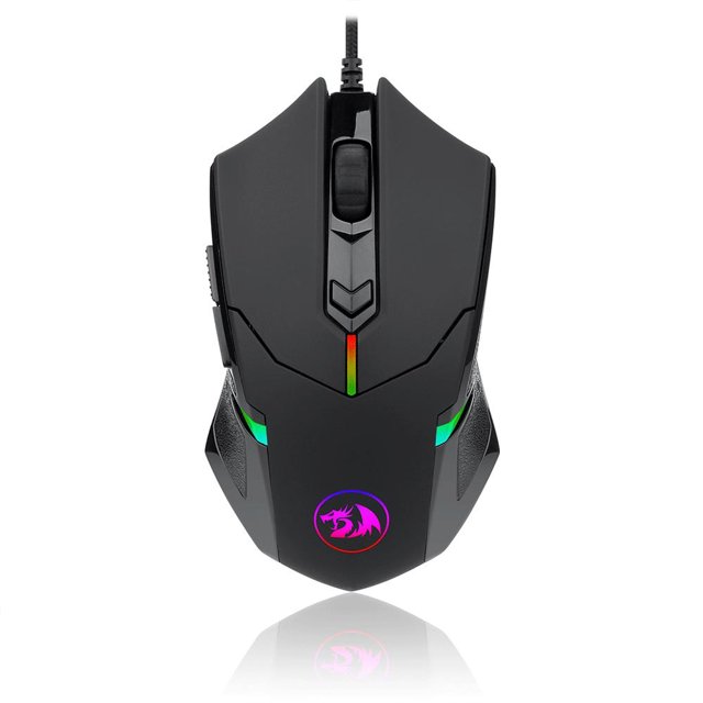 Mouse Gamer Redragon Centrophorus, 7200dpi, 6 Botões, RGB - M601-RGB