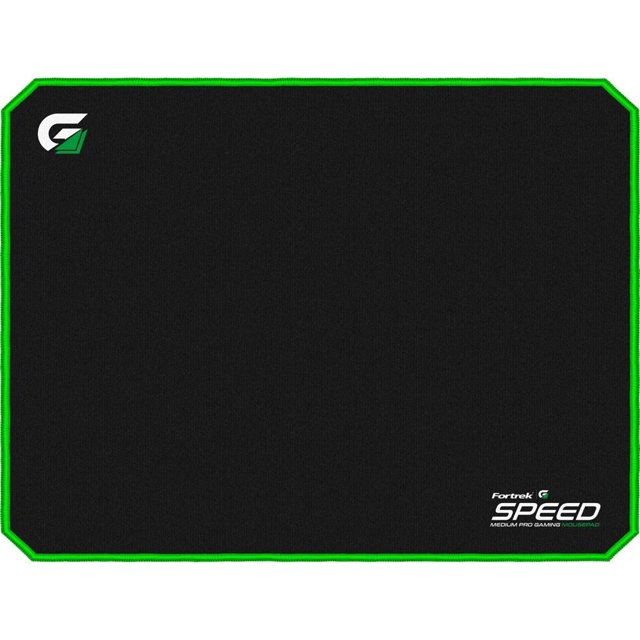 Mousepad Gamer Fortrek Speed, Tamanho Médio, Preto e Verde - MPG101