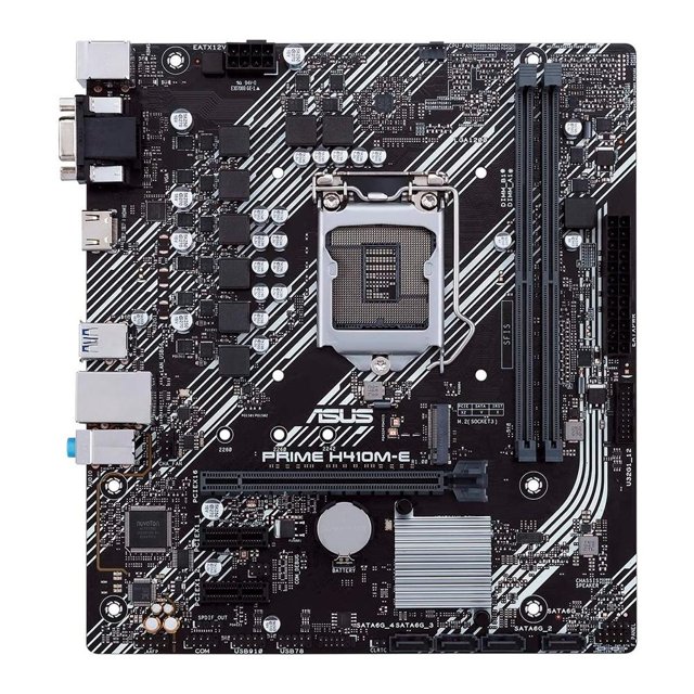 Placa Mae Asus H410M-E, DDR4, Intel LGA 1200