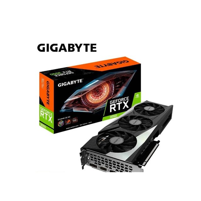 Placa De Video Gigabyte Geforce Rtx 3050 Gaming Oc 8gb Gddr6 128bit Gv-n3050gaming Oc-8gd G10