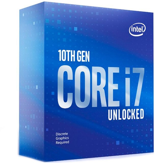 Processador Intel Core I7-10700KF 3.8GHz (turbo 5.1GHz), 16MB Cache, LGA 1200 - BX8070110700KF