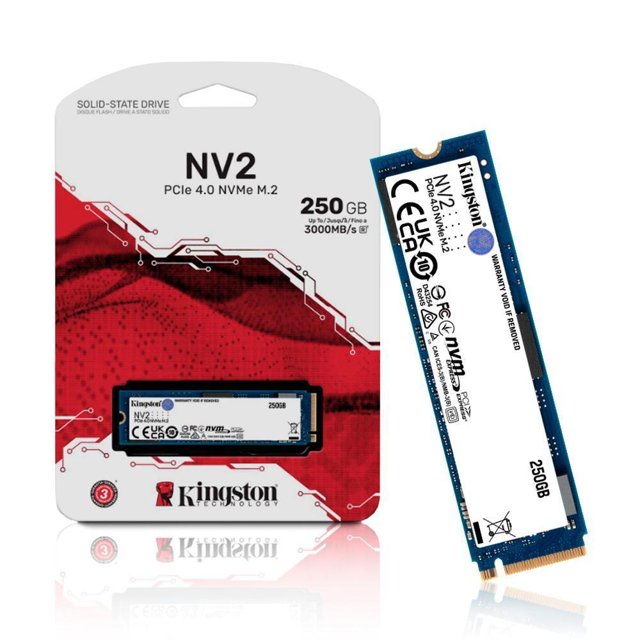 SSD 250GB Kingston M2 2280 NVMe PCIe 3.0 - SNVS/250G