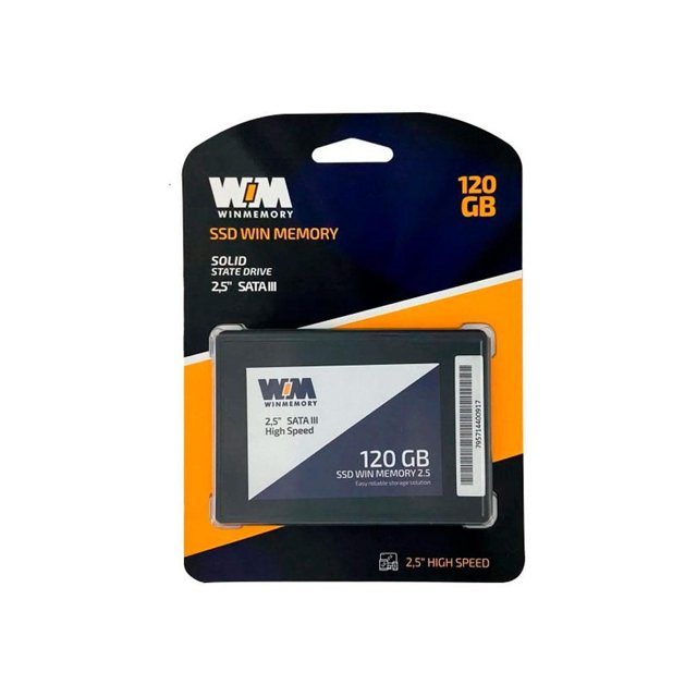 SSD 120G Win Memory 2.5 L:560MB/s G:540MB/s 