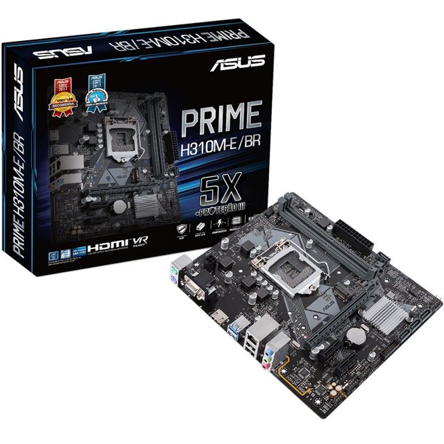Placa Mae Asus Prime H310M-E/BR, Intel LGA 1151, DDR4