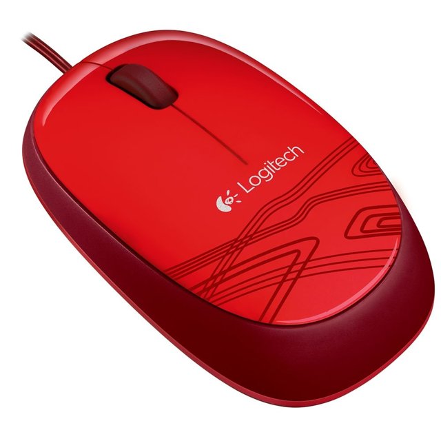 Mouse Logitech M105, USB, Vermelho, 1000DPI - 910-002959