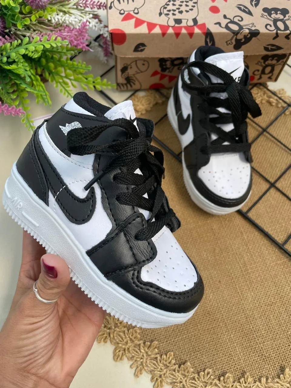 Bota Infantil Nike Estilo Botinha Tênis Nike Air Max 90 Crib