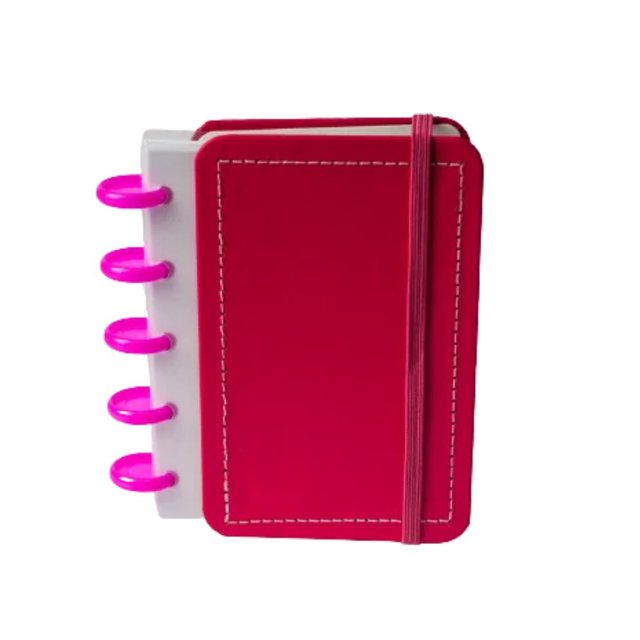 Caderno Reposicionável DISKO Pocket  - Pink