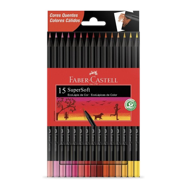 Faber-Castell Color Supersoft Pastel y Neon - set de 12 lápices de