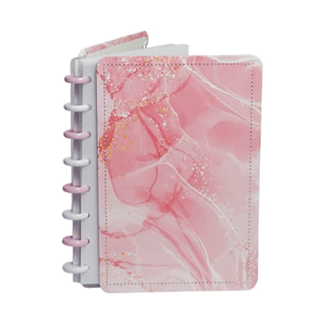 Caderno Reposicionável DISKO Pequeno  - Gran Rosa