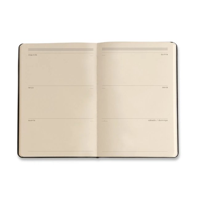 Planner Caderneta Permanente CICERO 14 x 21cm - Clássica/Preto