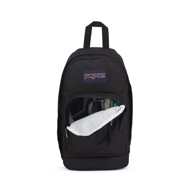 Bolsa JANSPORT Transversal Metro Sling Black Mini RipStop Lojinha