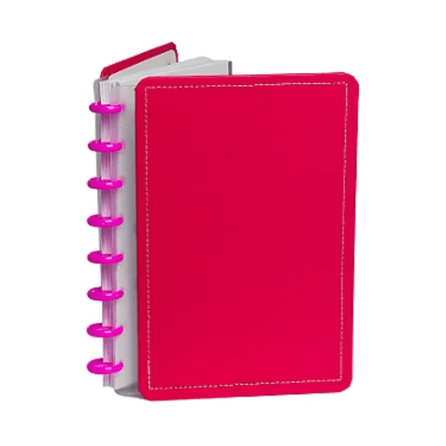 Caderno Reposicionável DISKO Pequeno  - Pink