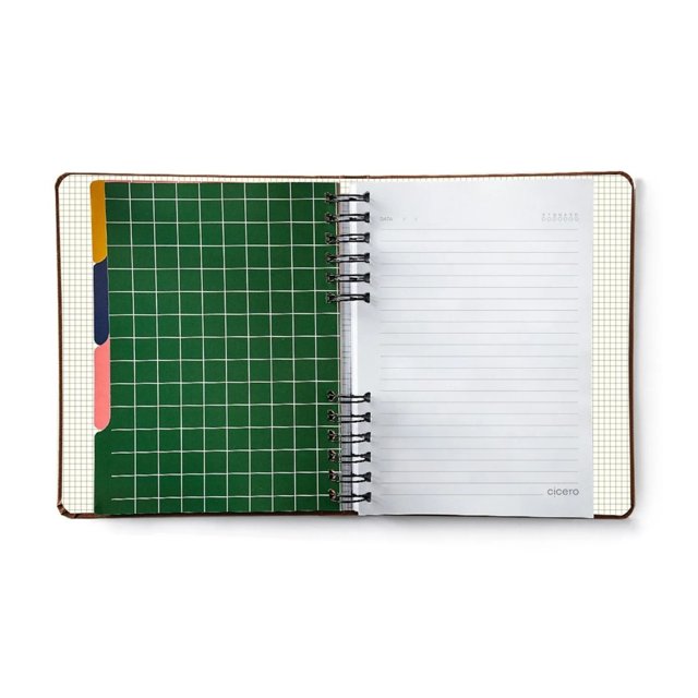 Caderno Reposicionável CICERO Duo A5 - Kraft/Relicário