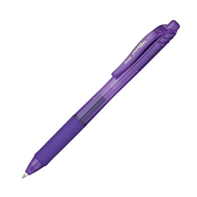 Pentel EnerGel – Confezione Da 3 Ricariche 0,7 Mm – Inchiostro Viola Per Penne BL107, BL77, BL57