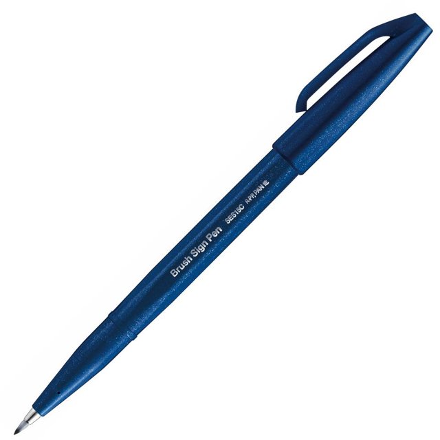 Kit Caneta PENTEL Brush Sign Pen c/ 12 cores (Novas Cores)