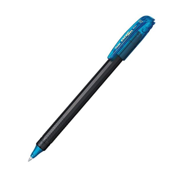 Pentel Energel - Penne a sfera ricaricabili, punta fine, confezione da 12, colore: Viola