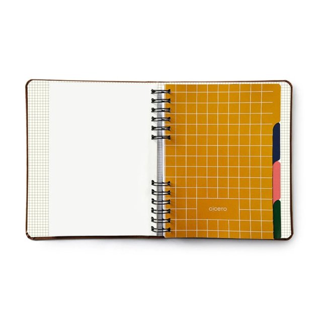 Caderno Reposicionável CICERO Duo A5 - Kraft/Relicário