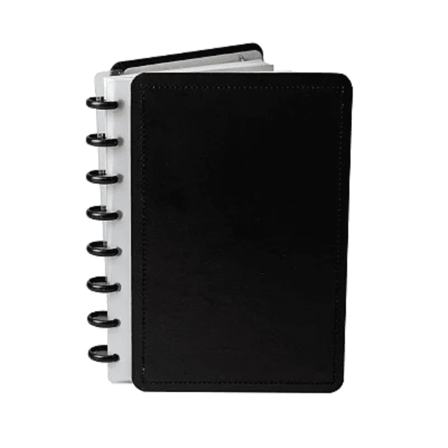 Caderno Reposicionável DISKO Pequeno  - Black