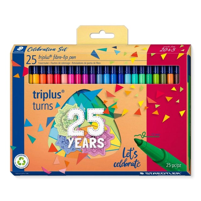 Caneta STAEDTLER Triplus® Color 323 Especial Aniversário 20 + 5 unids