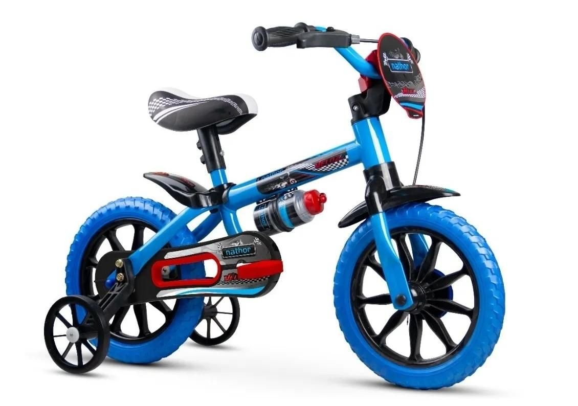 Bicicleta Aro 12 Veloz Azul-Preto