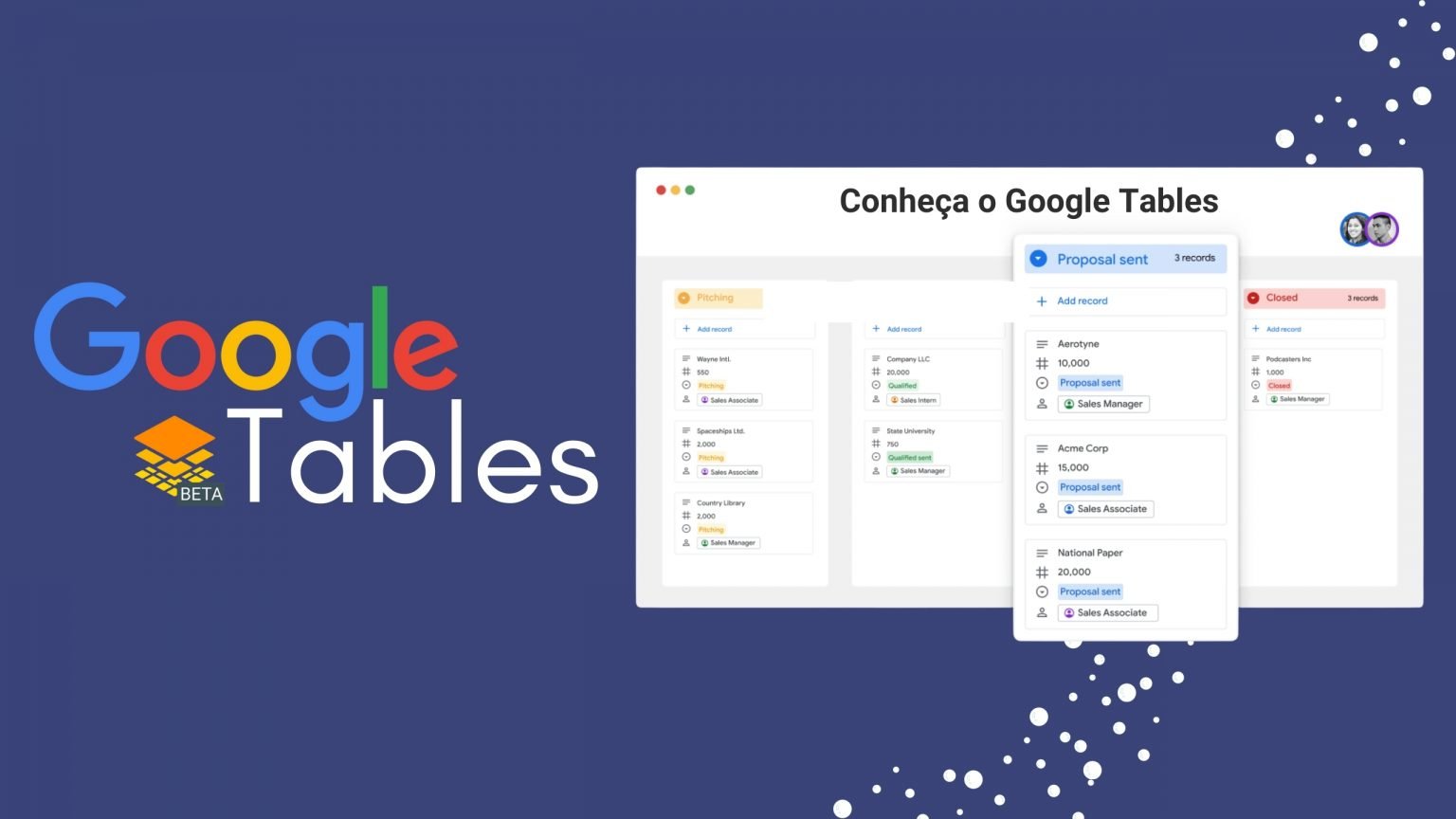 Google Tables, Nova Ferramenta para Gestão de Projetos Epicentro Digital