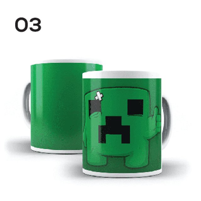 Caneca para crianças minecraft. Imprimir minecraft. Cerâmica de 330 ml -  AliExpress