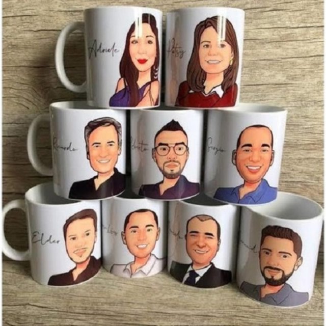 Caneca - Dia dos Pais - Caricatura Personalizada