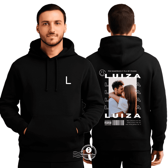 Moletom Personalizado com Nome e Foto Mimos da Isa Mimos da Isa