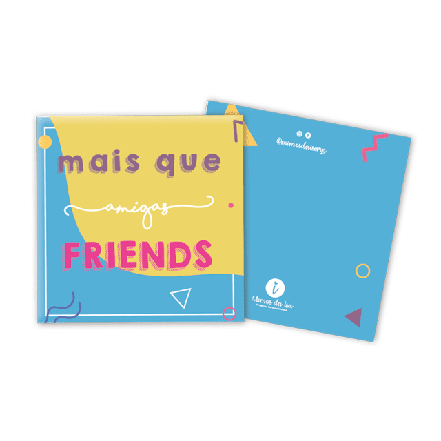 Álbum de Figurinhas, Mais que amigos, Friends