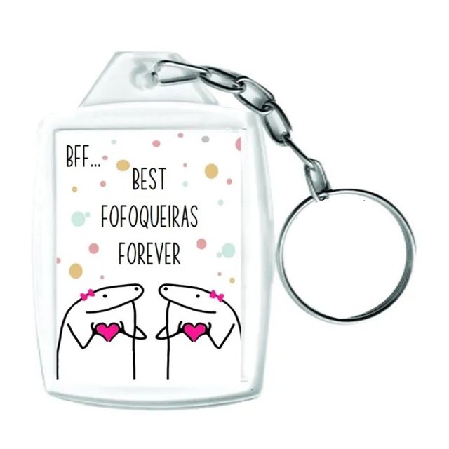 Chaveiro Acrílico Flork - Mimos da isa | Mimos da Isa