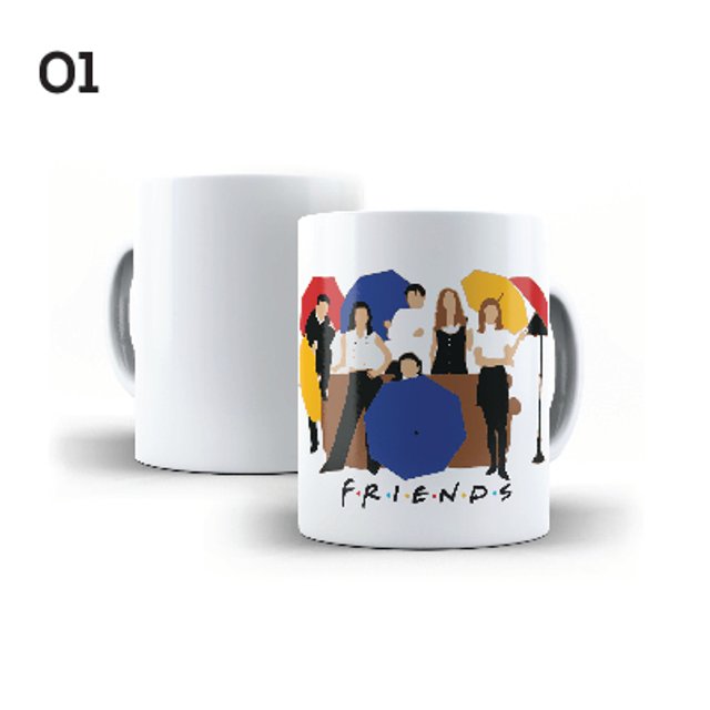 CANECA PRESENTE PARA AMIGO DA SÉRIE FRIENDS PERSONALIZADO