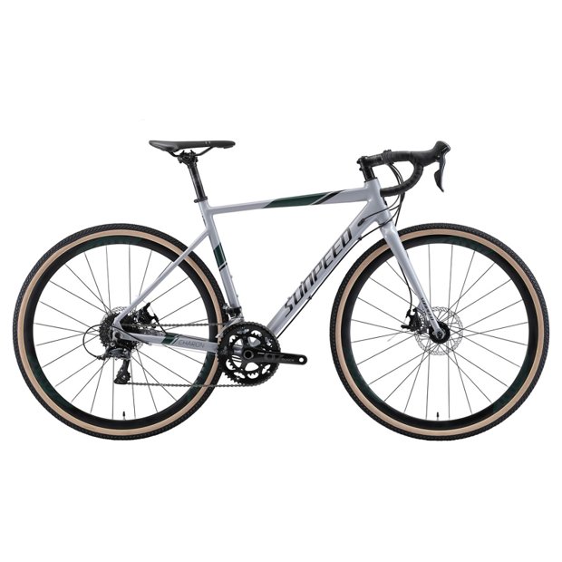 white cyclocross bike