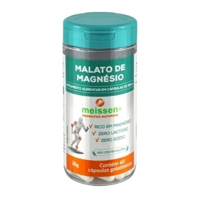 Malato De Magnésio 60 Cápsulas Meissen | Mil Folhas Vita Produtos Naturais